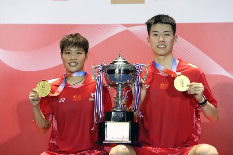 冯彦哲/黄东萍赢得混双冠军